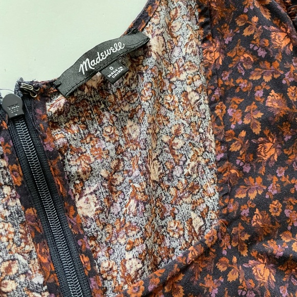 Madewell Aidy Square-Neck Tiered Midi Dress in Orchard Floral - Picture 6 of 11